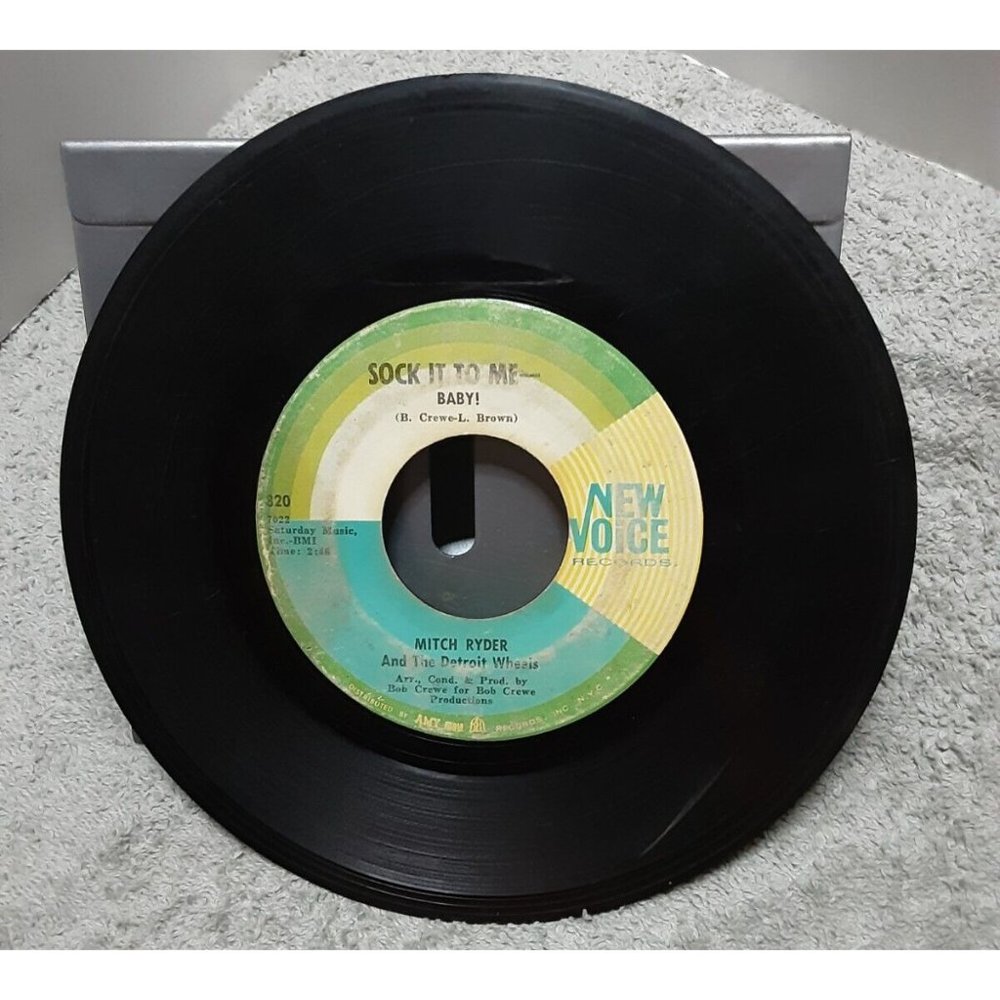 Mitch Ryder Sock It To Me Baby 45 Rpm 1967 Record